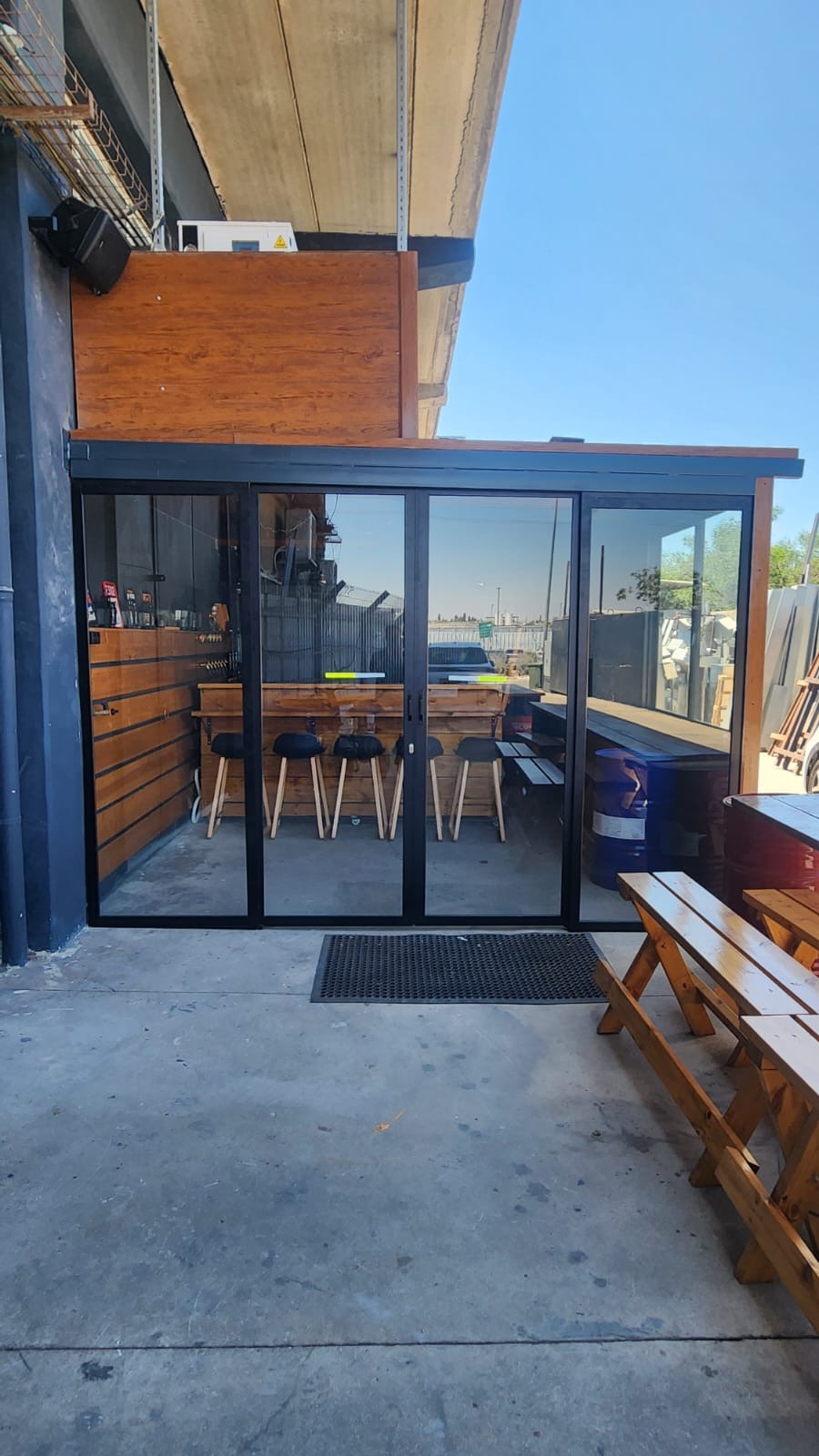 Glass enclosure